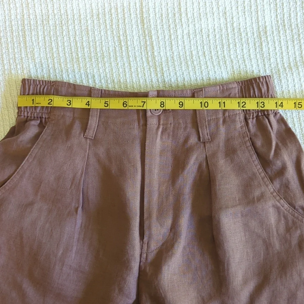 NWT - Madewell Neale Shorts In 100% Linen - Size 2 - Picture 5 of 5
